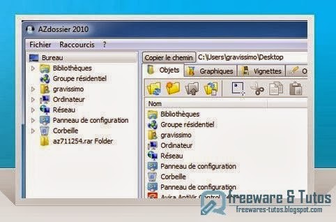 AZDossier : un gestionnaire de fichiers enrichi pour remplacer l'explorateur Windows