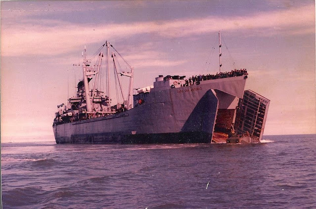 ARA Cabo San Antonio Landing Ship and an LVTP-7