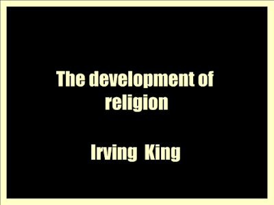 The development of religion;