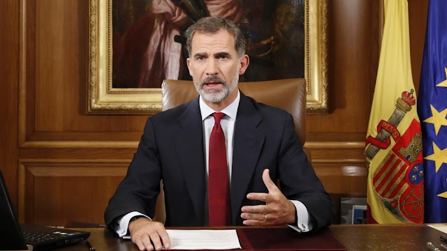 REY FELIPE VI MANDA MENSAJE A TODOS LOS ESPAÑOLES LUEGO DE REFERÉNDUM DE CATALUÑA [VIDEO]