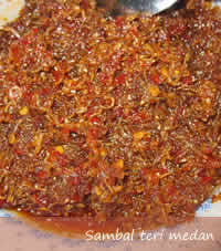 Resep sambal teri medan