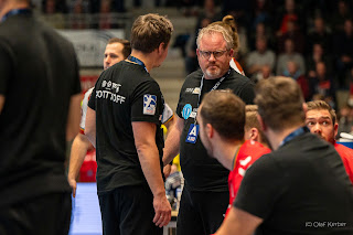 Sportfotografie DHB Handball Bundesliga ASV Hamm Die Recken Hannover Olaf Kerber