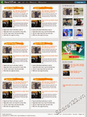 News 14 - Mẫu Template blogspot đẹp và chuyên nghiệp