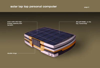 Laptop with Solar Energy