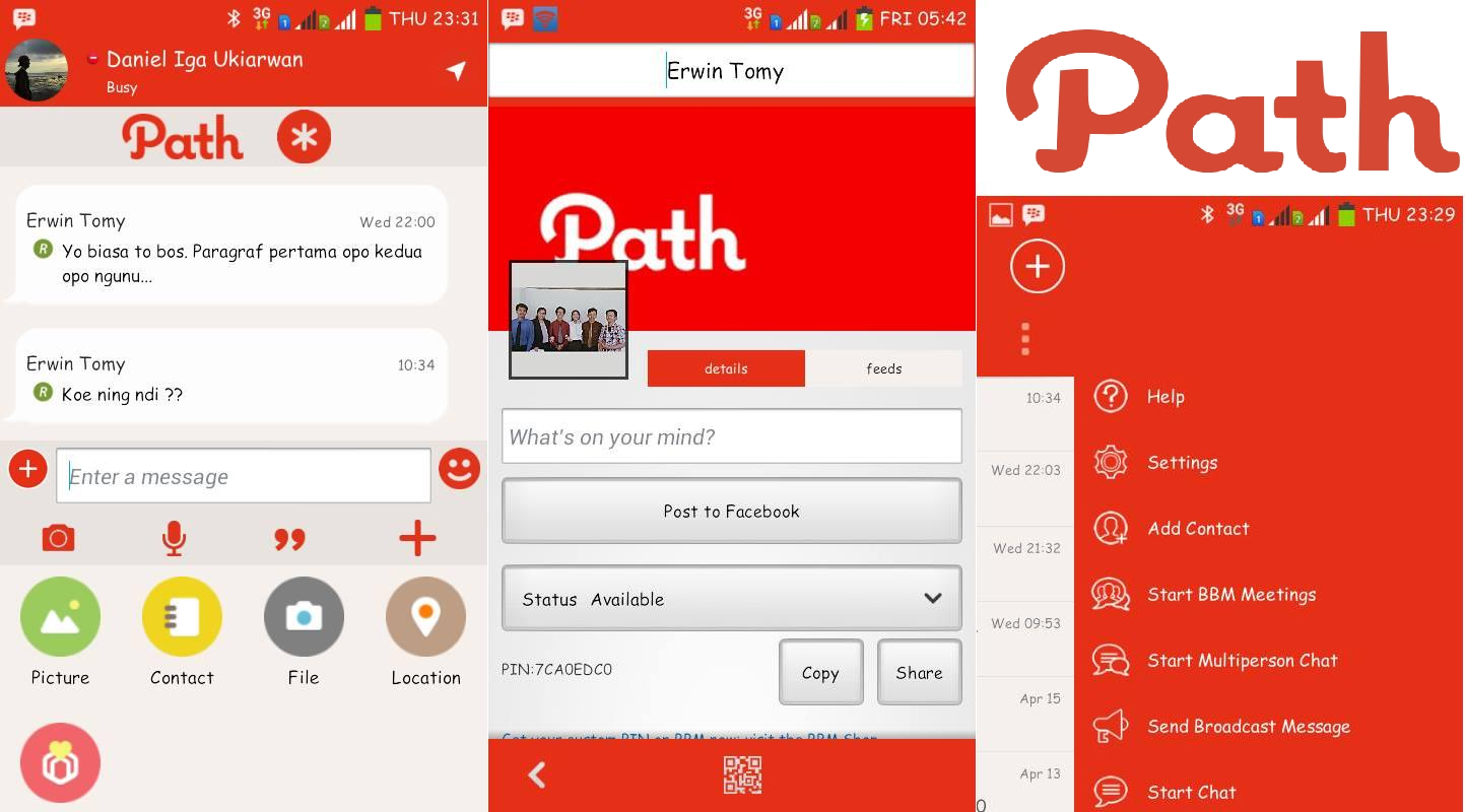 Download BBM Path v2.7.0.23 Mod Apk Terbaru - Appk Android