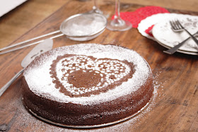 Flourless Chocolate Cake for Valentine's Day