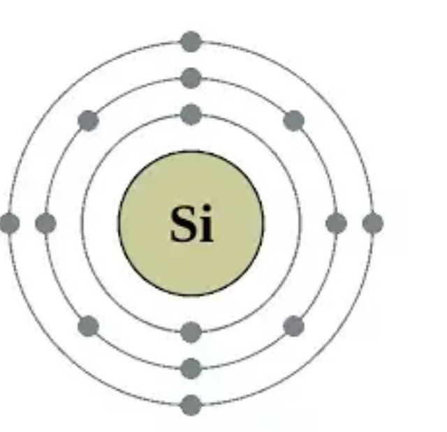 There are four valence electrons in silicon