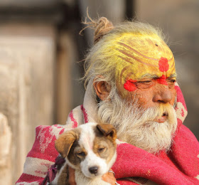 Sadhu baba snapped in his element at Orchha, Madhya Pradesh