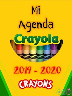 Agenda Escolar Crayola editable