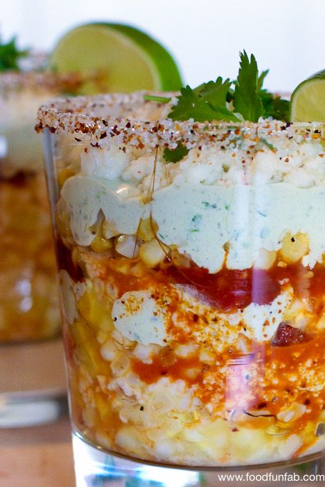 Ever had elotes? Well let me school you on one of the best things you may ever put in your mouth. It's layers of corn, sour cream, butter, hot sauce and cheese all in a cup.