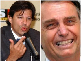 HADDAD É O CANDIDATO DO KIT GAY’, AFIRMA CARTAZ DE BOLSONARO