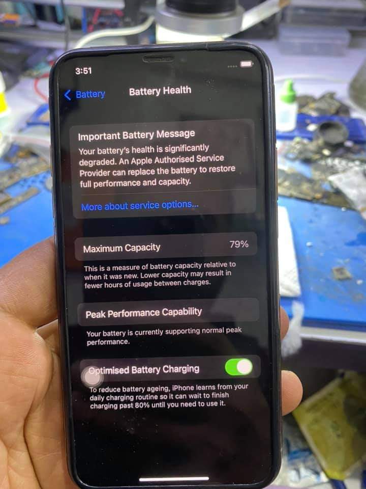 iPhone battery replacement