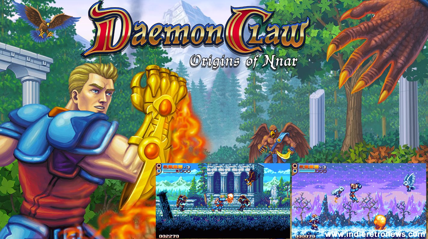 Indie Retro News: DaemonClaw coming to MegaDrive, Neo Geo, and modern  systems! First ever footage of DaemonClaw running on a real Megadrive!