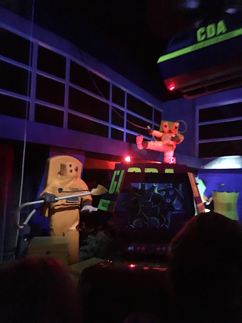 CDA Scene Monsters Inc Mike and Sulley To The Rescue Disney California Adventure Disneyland