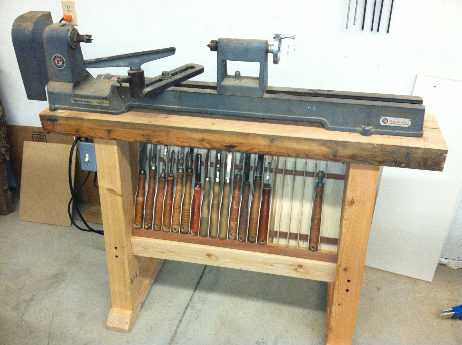 Wood Lathe Stands PDF Woodworking