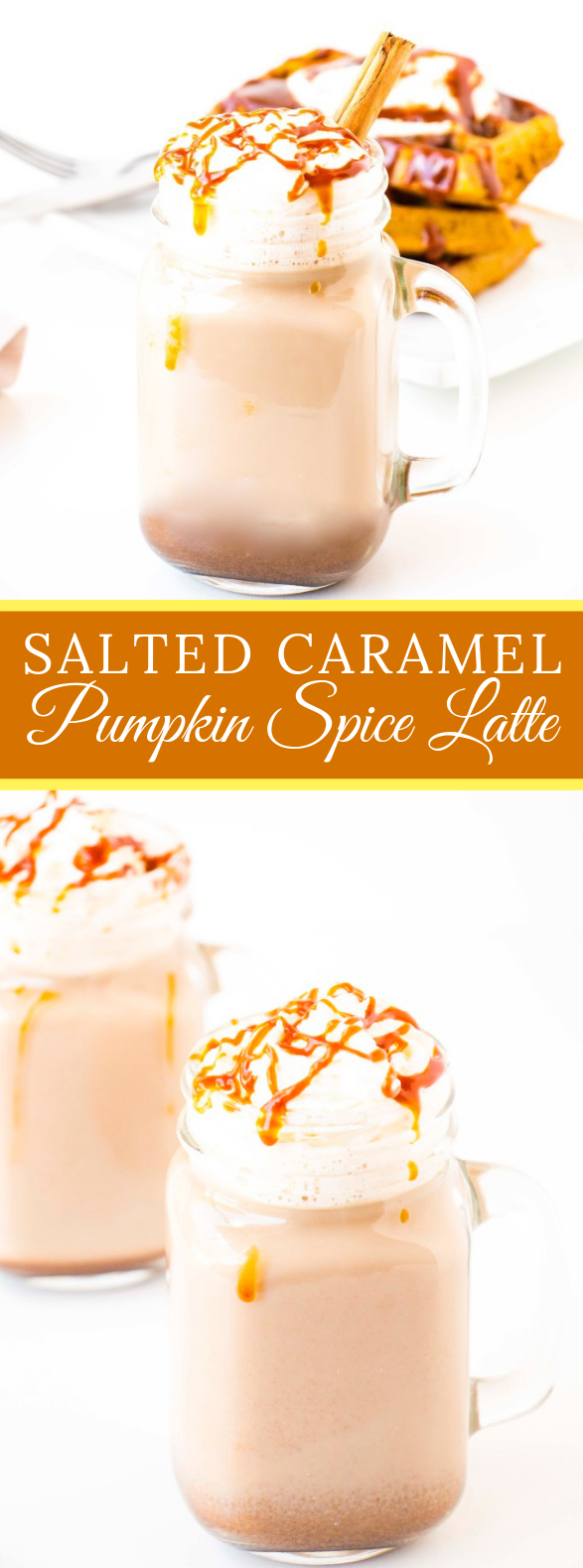 SALTED CARAMEL PUMPKIN SPICE LATTE #drinks #vegandrink