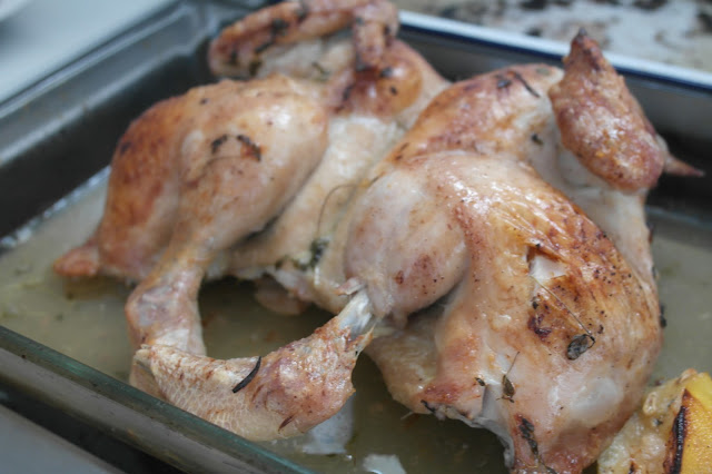 Easy roast chicken by What Laura did Next