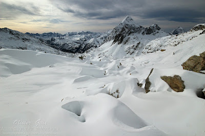 Neige Val d'Azun Pyrénées, randonnées en raquettes à neige