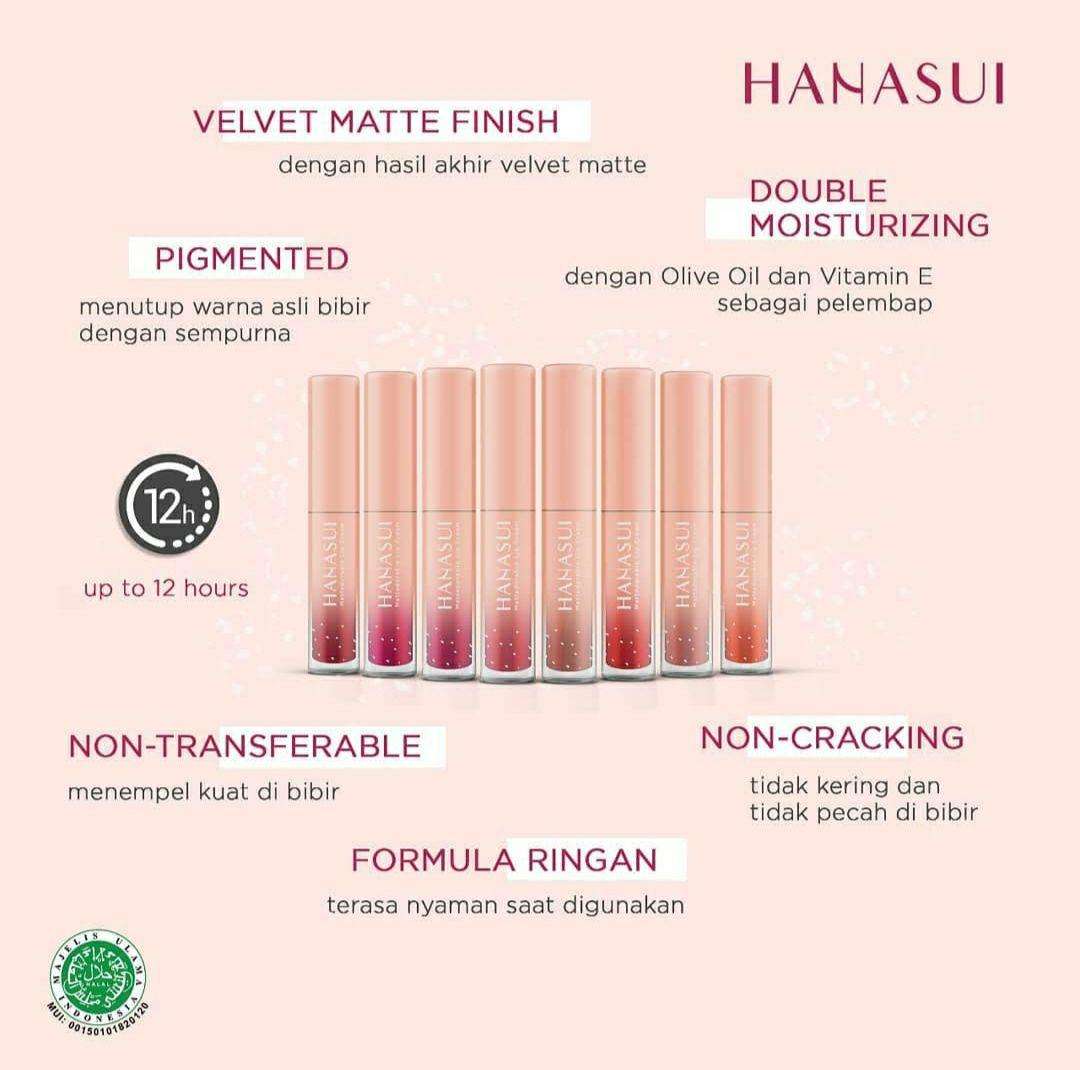 Hanasui Mattedorable Lip Cream