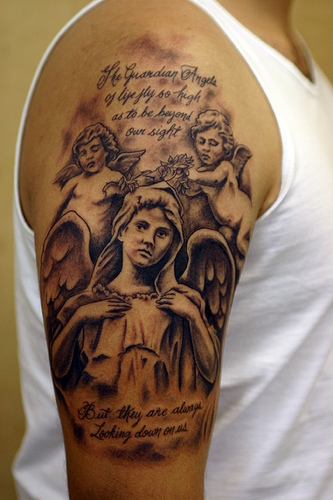 free angel tattoos