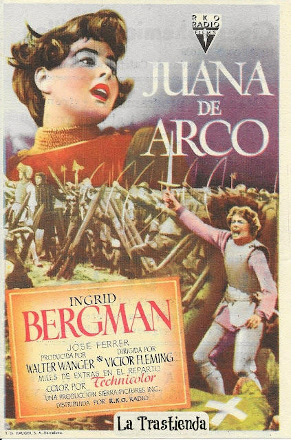 Programa de Cine - Juana de Arco - Ingrid Bergman - Jose Ferrer