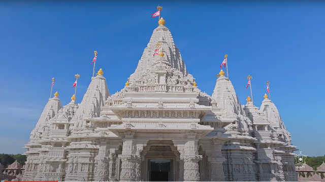 Akshardham in New Jersey, United States Largest Hindu Temple