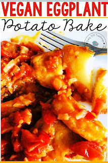 Looking for an easy meal to feed the whole family? Are you also sometimes stumped on what to make for lent or meat-free weekdays? This super easy Vegan Eggplant and Potato Vegetarian Bake will be a family favourite in no time! The juicy tomatoes in this dish will make even meat eaters want to taste it.