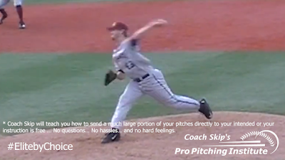 Your Front Knee beginning in front of your Front Hip means your body is in balance and your Arms are free to move the way you want.