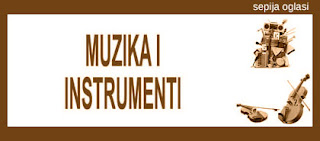 MUZIKA I INSTRUMENTI SEPIJA OGLASI - 11.