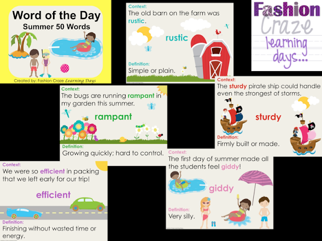 Word of the Day Posters