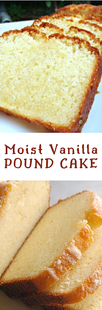 Moist Vanilla Pound Cake