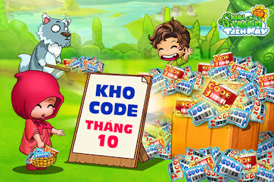 nhận code Khu Vườn Trên Mây trên điện thoại