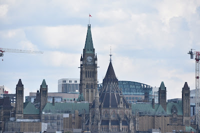 Parliament Buildings from the Great Trail Ottawa.