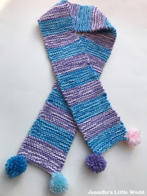 How to knit a simple scarf