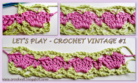 free crochet patterns, vintage, shells, fans