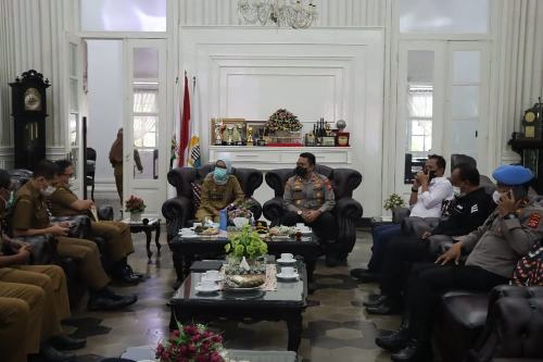 Kapolres Lebak bertemu dengan Bupati Lebak Bahas Penanganan Pandemi dan Bencana Alam