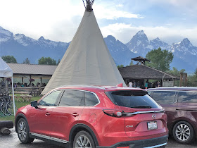 2017 Mazda CX-9 Grand Touring at Grand Teton National Park, Wyoming