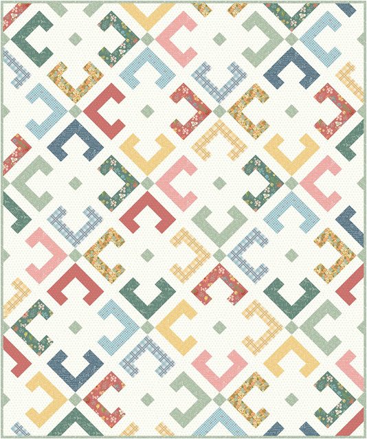 Ophelia quilt in Albion fabrics by Amy Smart for Riley Blake Designs