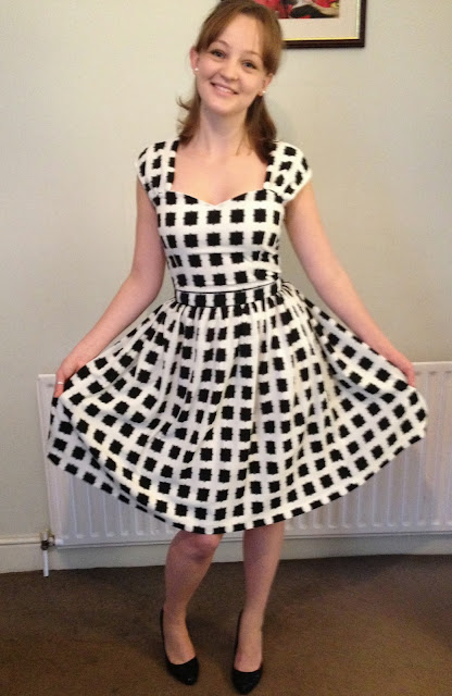 Diary of a Chainstitcher Max Mara Style Geometric Print Sewaholic Cambie Dress Sewing Pattern