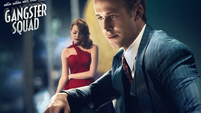 ryan gosling y emma stone en gangster squad