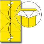 Cara Membuat Origami Bungan Matahari 2