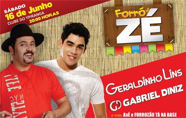 Forró do Zé no Clube Ypiranga dia 16 de junho