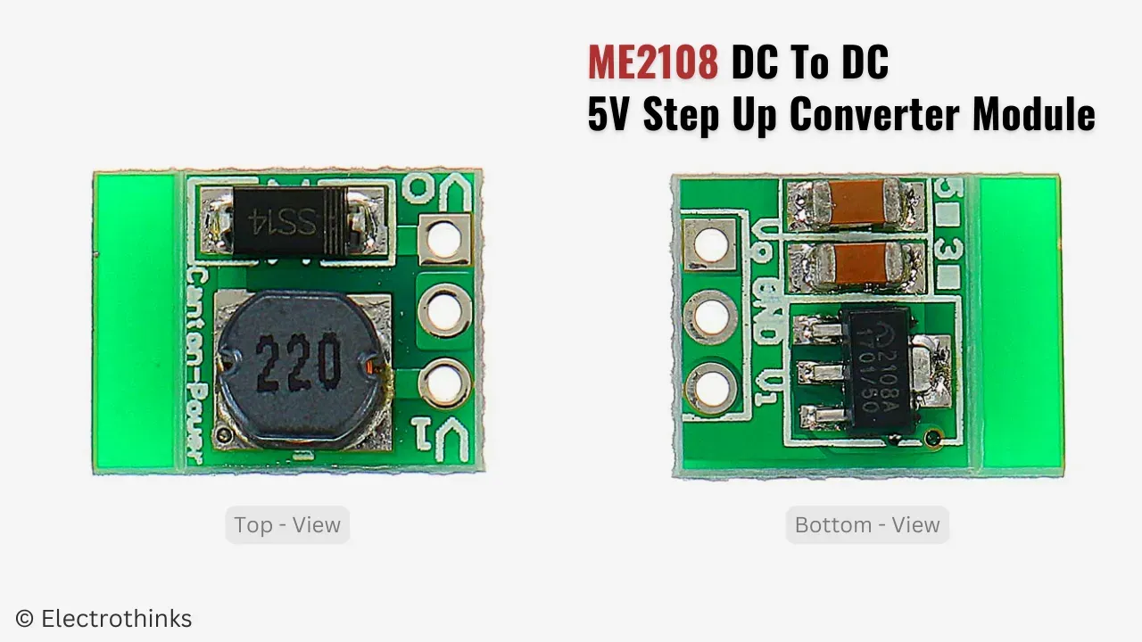 ME2108 DC To DC 5V Step Up Converter Module Circuit Board
