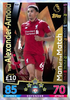 Match Attax 2018 2019 Liverpool FC Premier League Set