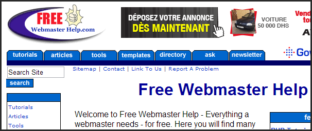 Free Webmaster Help موقع