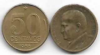 50 centavos, 1955