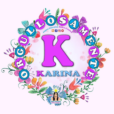 Nombre Karina - Carteles para mujeres - Día de la mujer