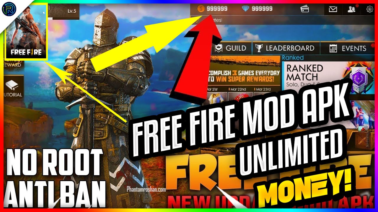 Freefire Mod Apk 2019 v1.39.1 (Godmode, Aimbot, Rapidfire ... - 