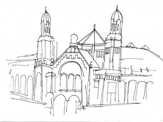 sketsa lawang sewu