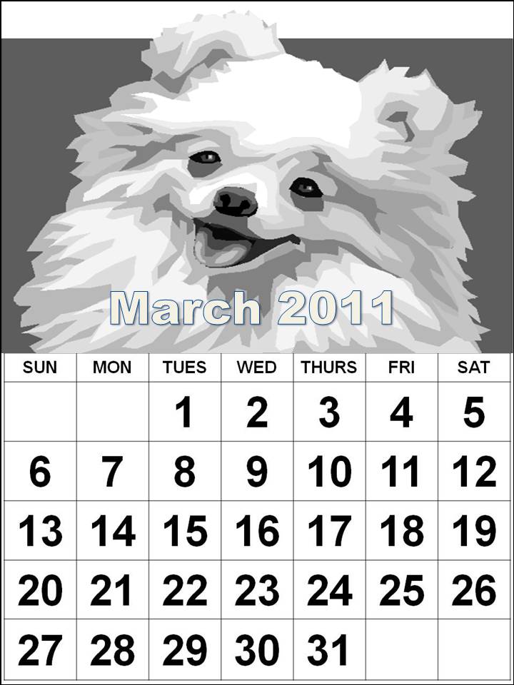 march calendar printable 2011. march calendar 2011 printable